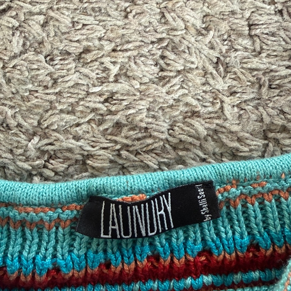 Laundry By Shelli Segal Multicolor Knit Top - Picture 3 of 4